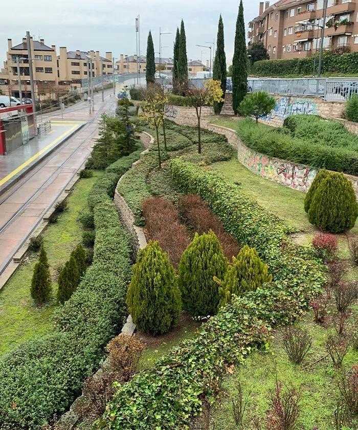Conservación de zona pública